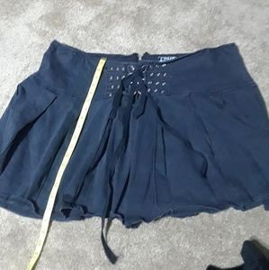 Tripp Lace Up Pleated Skirt